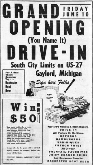 Sky-Hi Drive-In Theatre - Grand Opening June 9 1955 (newer photo)